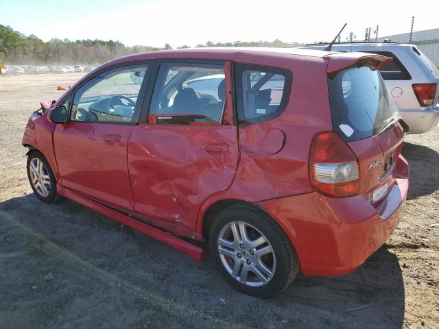 JHMGD38697S008902 - 2007 HONDA FIT S 红色 照片 2