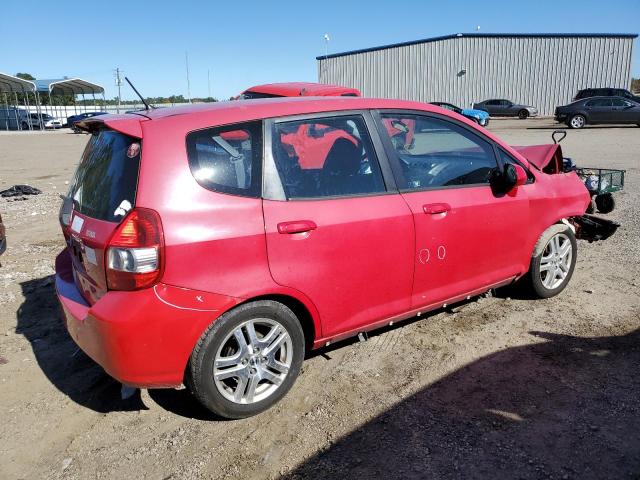 JHMGD38697S008902 - 2007 HONDA FIT S 红色 照片 3