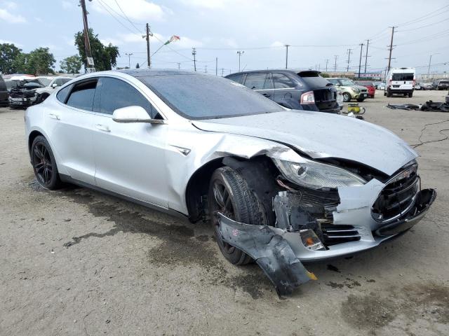 5YJSA1H17EFP41862 - 2014 TESLA MODEL S 银色 照片 4