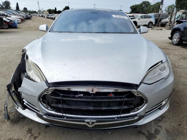 5YJSA1H17EFP41862 - 2014 TESLA MODEL S SILVER photo 5