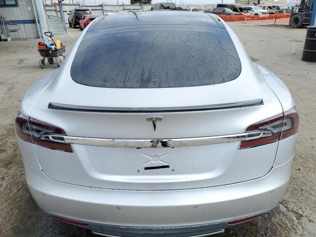 5YJSA1H17EFP41862 - 2014 TESLA MODEL S 银色 照片 6
