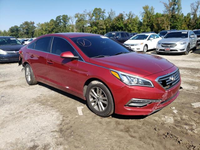 5NPE24AF3FH024718 - 2015 HYUNDAI SONATA SE RED photo 4