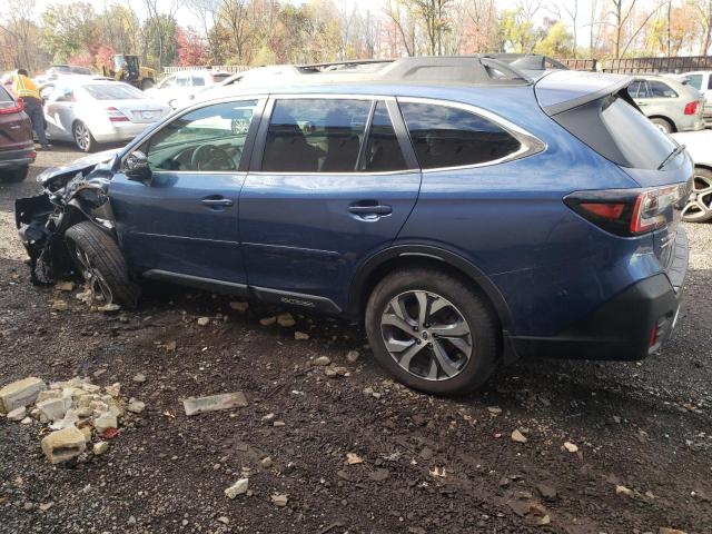 4S4BTANC3N3221411 - 2022 SUBARU OUTBACK LIMITED BLUE photo 2