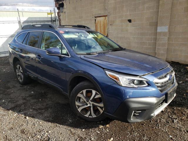 4S4BTANC3N3221411 - 2022 SUBARU OUTBACK LIMITED BLUE photo 4