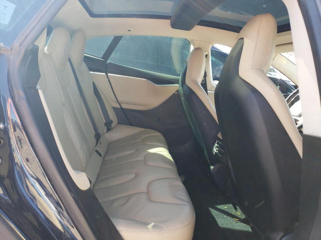 5YJSA1H11EFP65932 - 2014 TESLA MODEL S Կապույտ լուսանկար 10