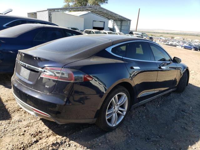 5YJSA1H11EFP65932 - 2014 TESLA MODEL S Կապույտ լուսանկար 3