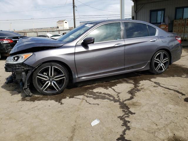 1HGCR2F14HA120079 - 2017 HONDA ACCORD SPORT SPECIAL EDITION GRAY photo 1