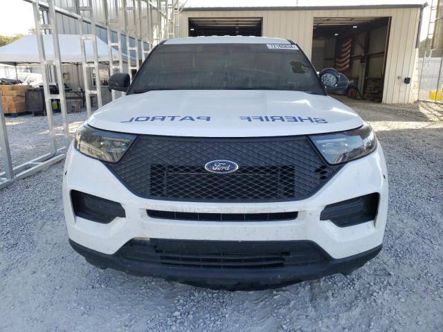 1FM5K8AB5MGB24384 - 2021 FORD EXPLORER POLICE INTERCEPTOR WHITE photo 5