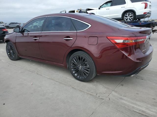 4T1BK1EB2GU222153 - 2016 TOYOTA AVALON XLE BURGUNDY photo 2