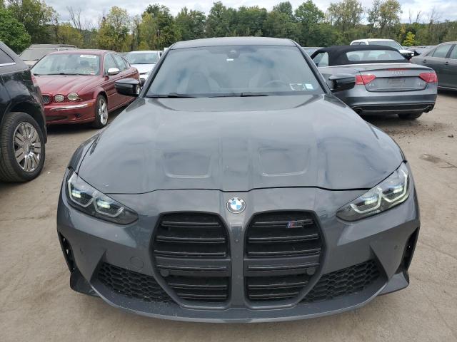 WBS43AY09RFS30738 - 2024 BMW M3 COMPETITION GRAY photo 5