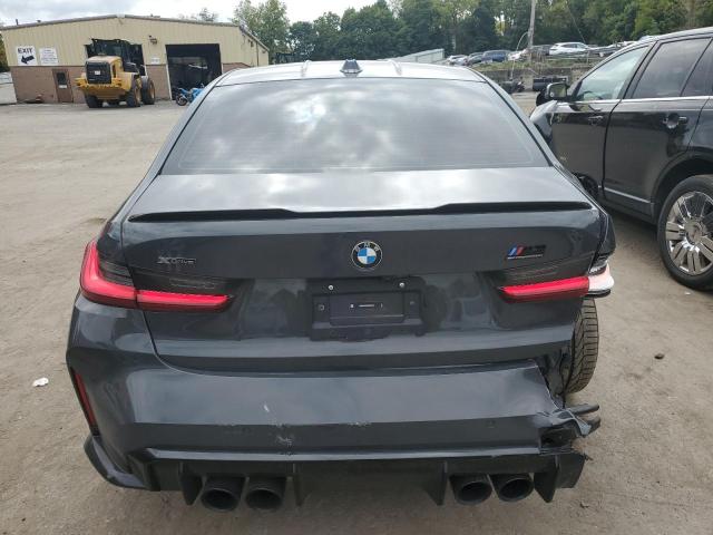 WBS43AY09RFS30738 - 2024 BMW M3 COMPETITION GRAY photo 6