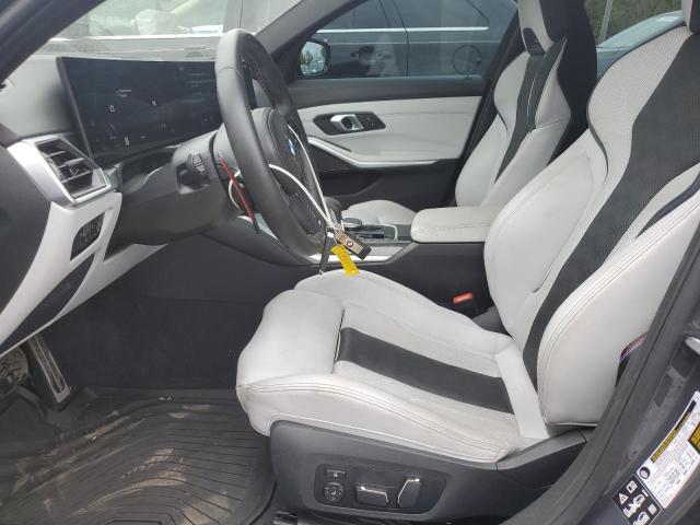 WBS43AY09RFS30738 - 2024 BMW M3 COMPETITION GRAY photo 7