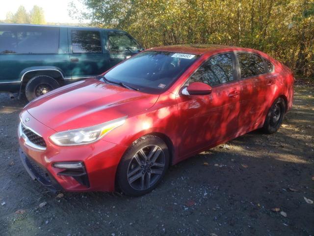 3KPF34AD9KE019277 - 2019 KIA FORTE GT LINE RED photo 1