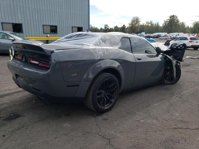 2C3CDZFJ9KH563623 - 2019 DODGE CHALLENGER R/T SCAT PACK GRAY photo 3