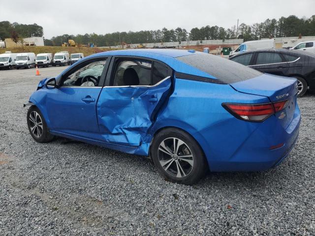 3N1AB8CV1NY317841 - 2022 NISSAN SENTRA SV BLUE photo 2