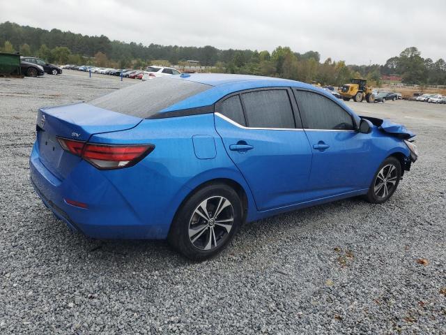 3N1AB8CV1NY317841 - 2022 NISSAN SENTRA SV BLUE photo 3