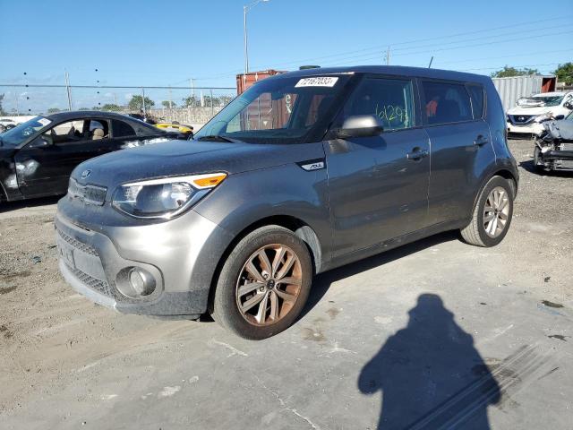 KNDJP3A59H7448123 - 2017 KIA SOUL + SILVER photo 1