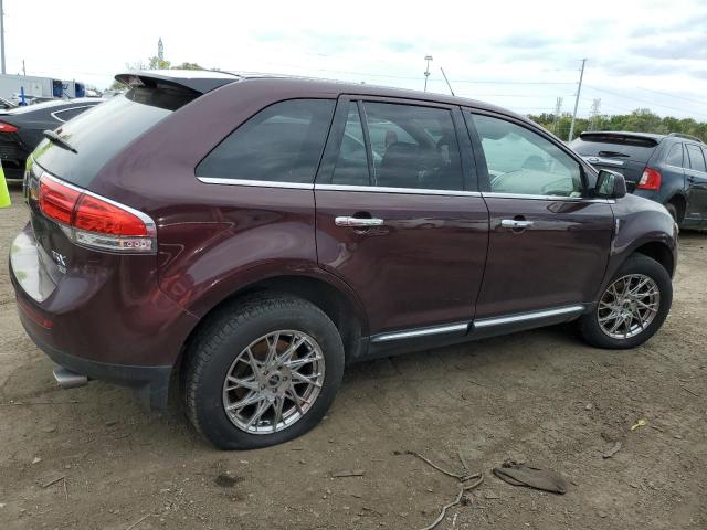 2LMDJ8JK2BBJ09395 - 2011 LINCOLN MKX BURGUNDY photo 3