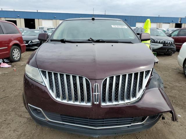 2LMDJ8JK2BBJ09395 - 2011 LINCOLN MKX BURGUNDY photo 5