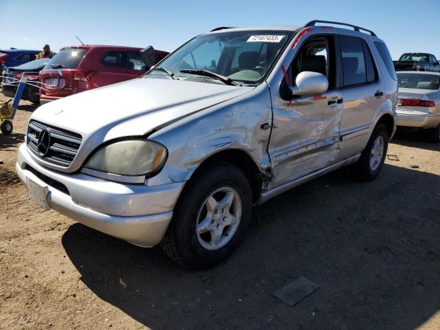 4JGAB54EX1A240701 - 2001 MERCEDES-BENZ ML320 320 SILVER photo 1