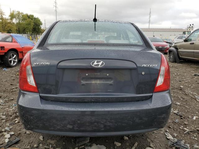 KMHCN4AC8AU470796 - 2010 HYUNDAI ACCENT GLS CHARCOAL photo 6