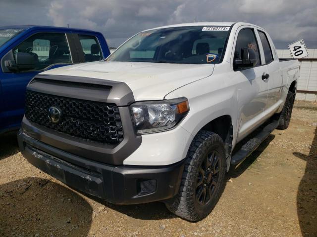5TFRY5F10LX266952 - 2020 TOYOTA TUNDRA DOUBLE CAB SR/SR5 WHITE photo 1