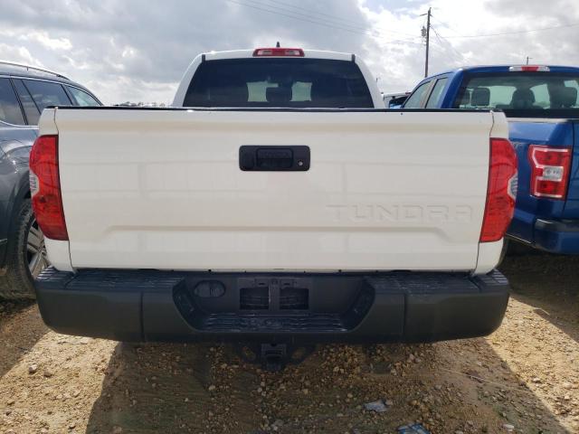 5TFRY5F10LX266952 - 2020 TOYOTA TUNDRA DOUBLE CAB SR/SR5 WHITE photo 6