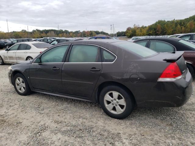 2G1WT57K291192389 - 2009 CHEVROLET IMPALA 1LT BROWN photo 2