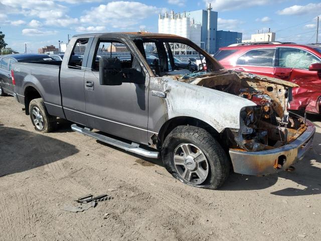 1FTPX14596KB95325 - 2006 FORD F150 GRAY photo 4