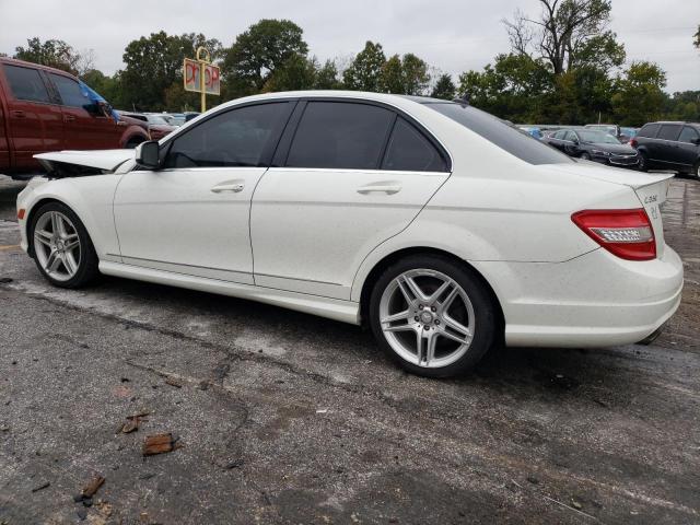 WDDGF56X88R028284 - 2008 MERCEDES-BENZ C 350 WHITE photo 2