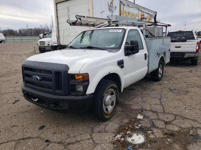 1FDSF30518EC15403 - 2008 FORD F350 SRW SUPER DUTY WHITE photo 1