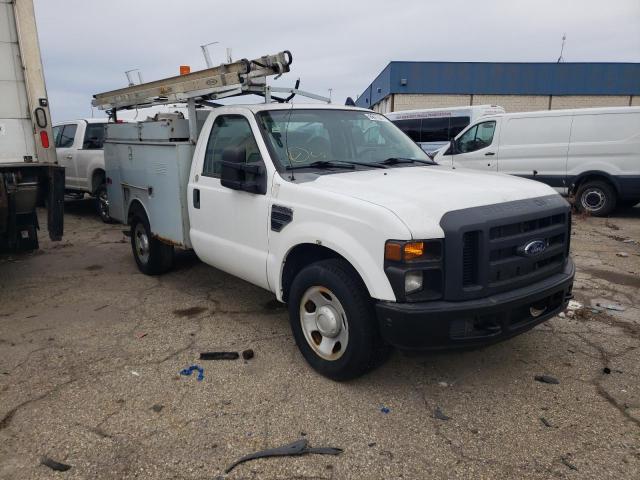 1FDSF30518EC15403 - 2008 FORD F350 SRW SUPER DUTY WHITE photo 4