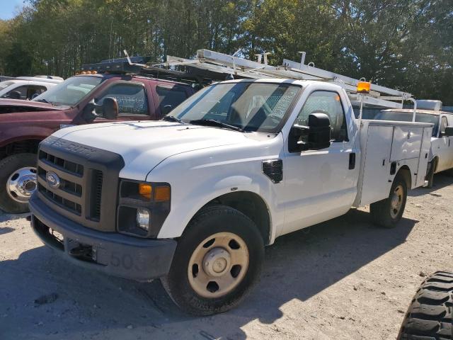 1FDWF30598EC54743 - 2008 FORD F350 SRW SUPER DUTY WHITE photo 1