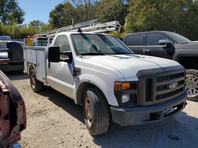 1FDWF30598EC54743 - 2008 FORD F350 SRW SUPER DUTY WHITE photo 4