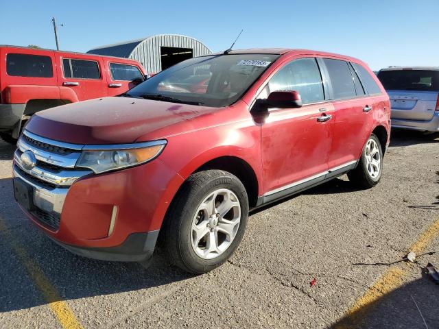 2FMDK3JC1BBB11188 - 2011 FORD EDGE SEL RED photo 1