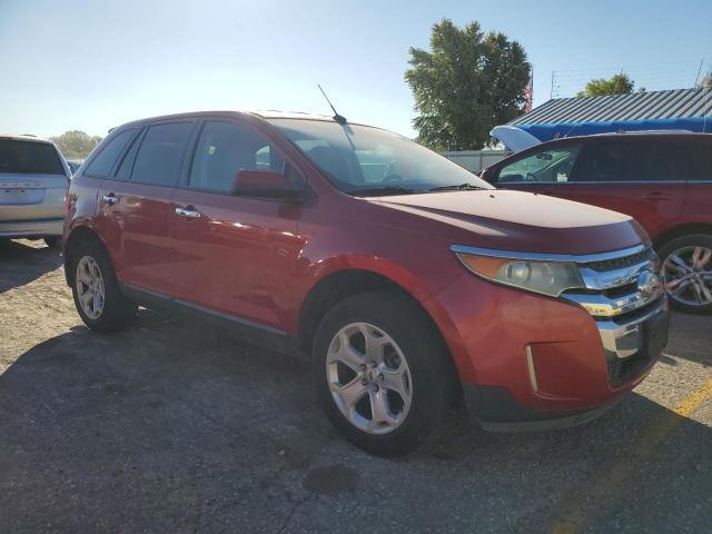 2FMDK3JC1BBB11188 - 2011 FORD EDGE SEL RED photo 4