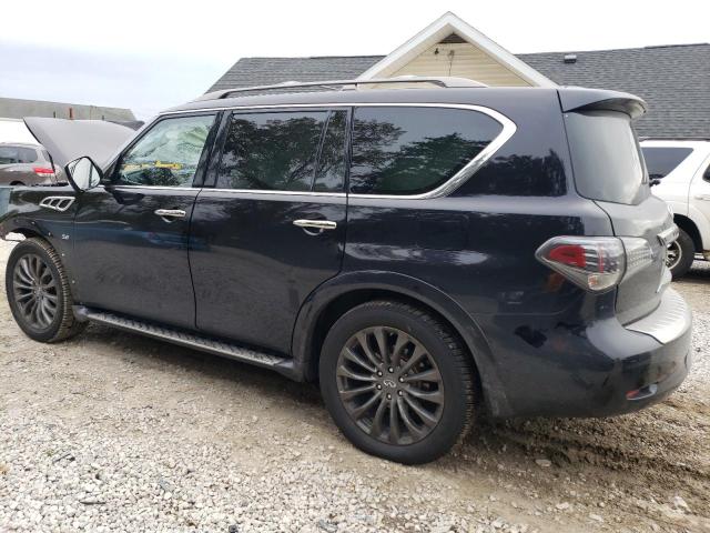 JN8AZ2NE0F9086817 - 2015 INFINITI QX80 BLACK photo 2