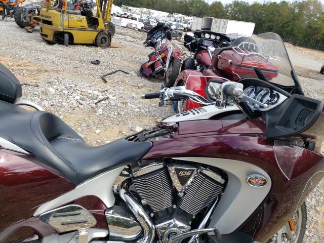 5VPSD36D583006123 - 2008 VICTORY MOTORCYCLES VISION DELUXE BURGUNDY photo 5