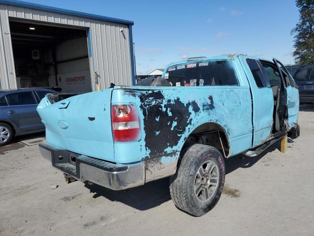 1FTPX14V96KC90810 - 2006 FORD F150 TURQUOISE photo 3