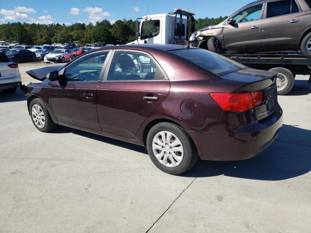 KNAFU4A24A5222600 - 2010 KIA FORTE EX MAROON photo 2