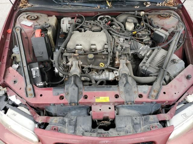 1G2WK52J01F270873 - 2001 PONTIAC GRAND PRIX SE 栗色 照片 11