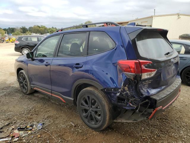 JF2SKAJC2PH455205 - 2023 SUBARU FORESTER SPORT BLUE photo 2