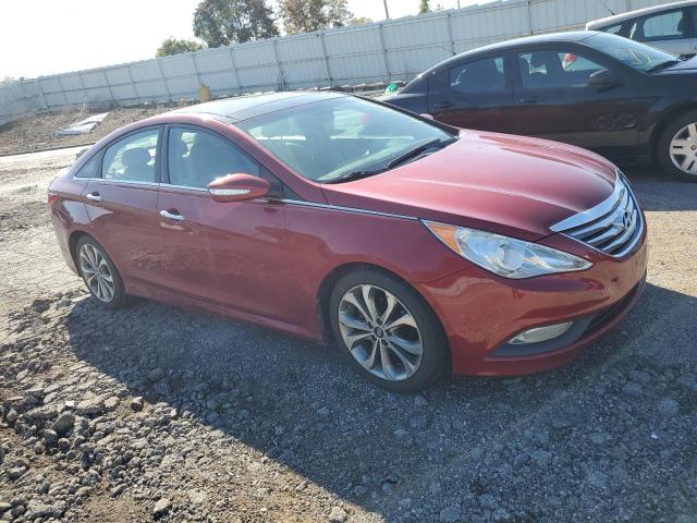 5NPEC4AB3EH917934 - 2014 HYUNDAI SONATA SE RED photo 4