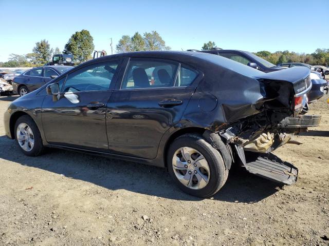 2HGFB2F55EH539270 - 2014 HONDA CIVIC LX BLACK photo 2