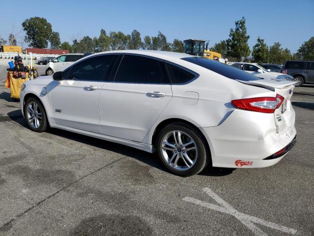 3FA6P0SU6GR384615 - 2016 FORD FUSION TITANIUM PHEV WHITE photo 2