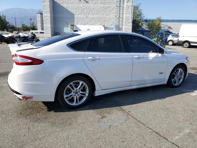 3FA6P0SU6GR384615 - 2016 FORD FUSION TITANIUM PHEV WHITE photo 3