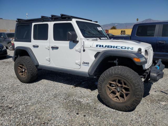 1C4JJXR65MW862179 - 2021 JEEP WRANGLER RUBICON 4XE WHITE photo 4