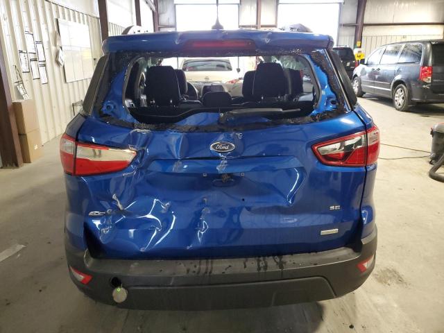 MAJ3P1TE1JC180570 - 2018 FORD ECOSPORT SE BLUE photo 6
