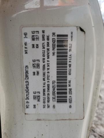 1C3EL65R24N251753 - 2004 CHRYSLER SEBRING LIMITED WHITE photo 10