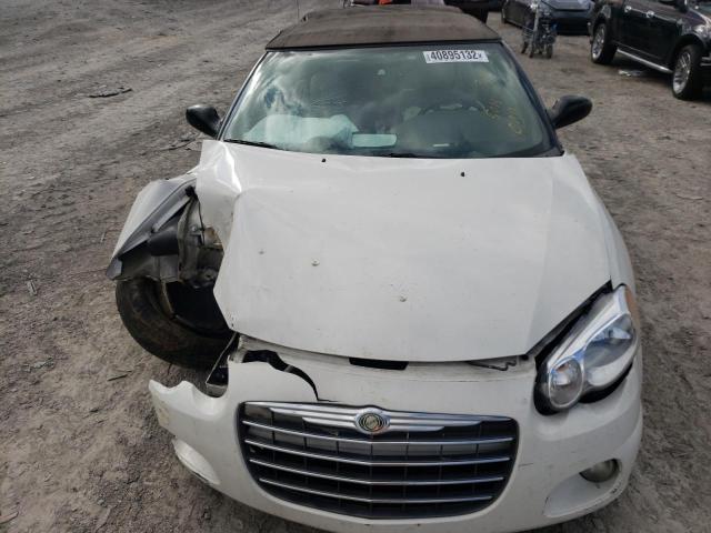 1C3EL65R24N251753 - 2004 CHRYSLER SEBRING LIMITED WHITE photo 7